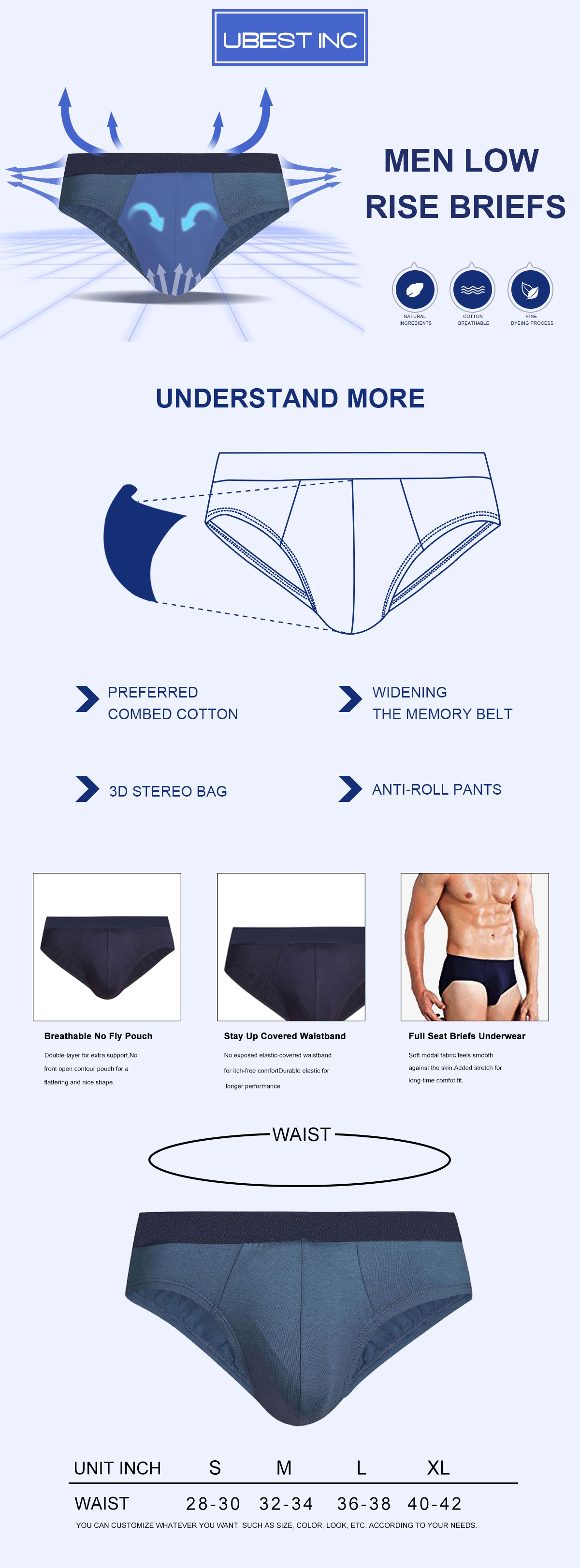 Men Low Rise Briefs