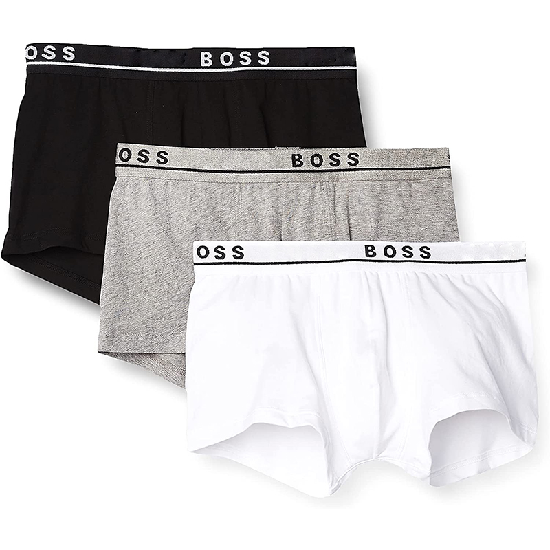 Cotton Men's White Boxer Briefs