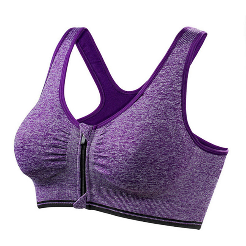 Front-Zip Sports Bra