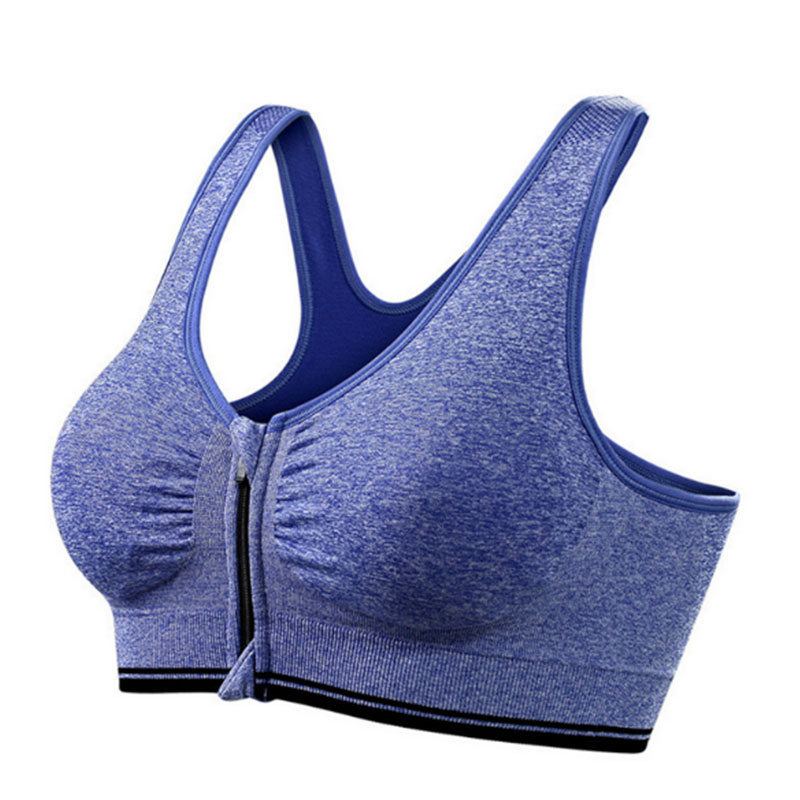 Front-Zip Sports Bra