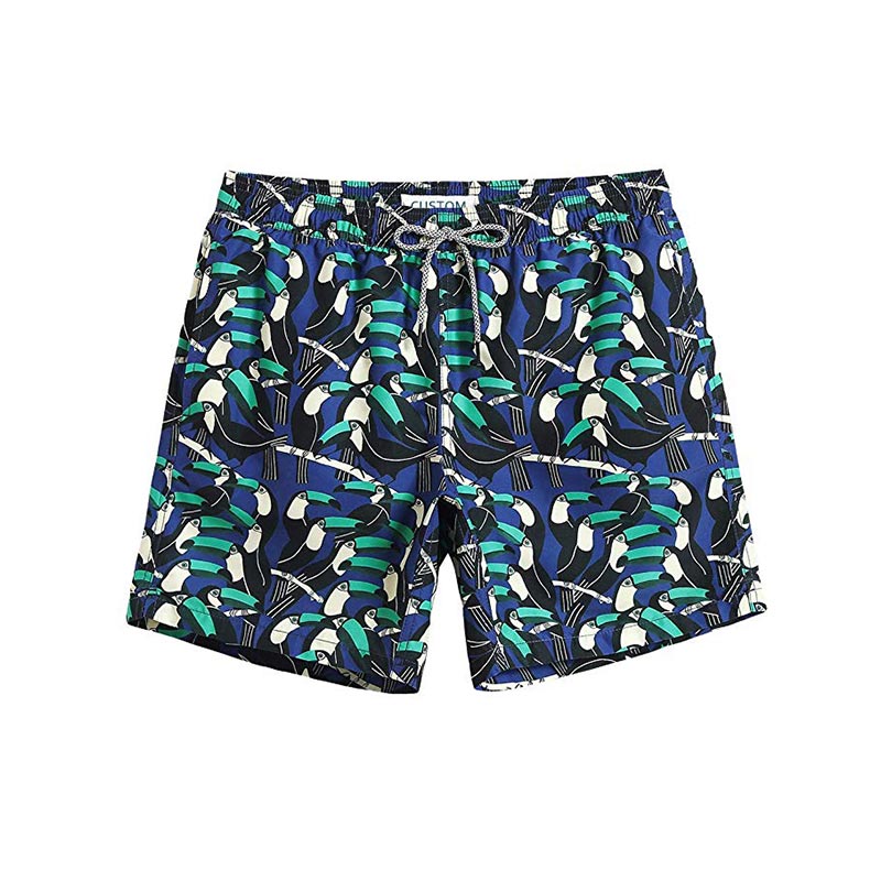 Men's Short Swim Trunks All Over Printed Quick Dry Beach Broad Shorts ...