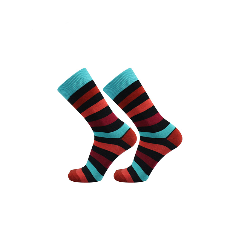 Men Stripe Cotton Socks