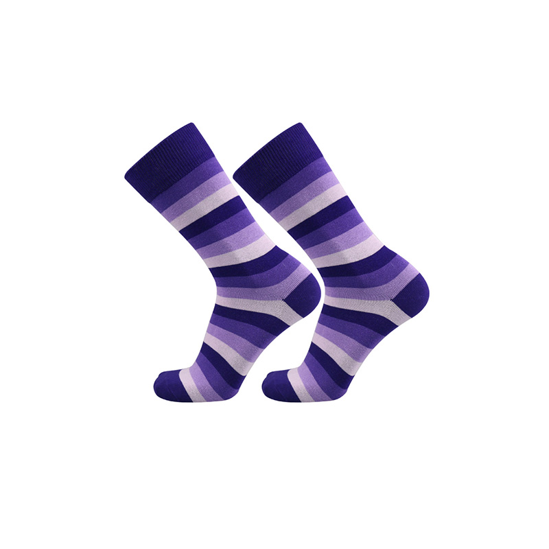 Men Stripe Cotton Socks