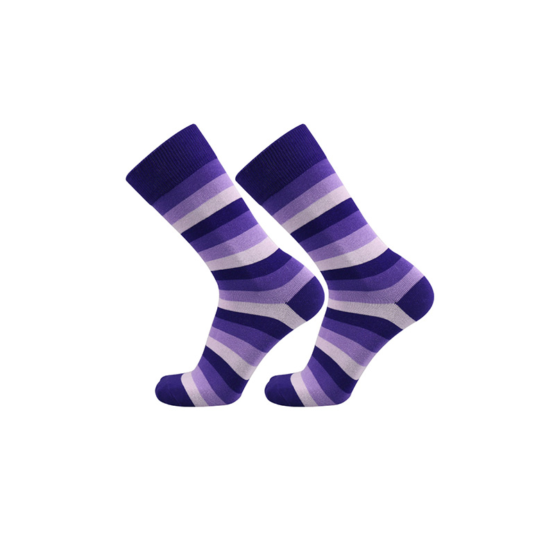 Men Stripe Cotton Socks