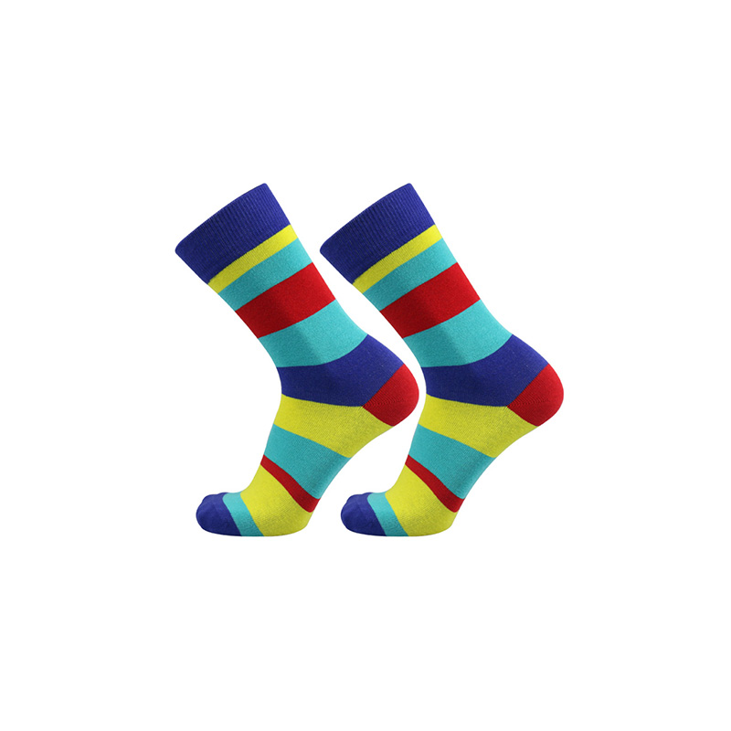 Men Stripe Cotton Socks