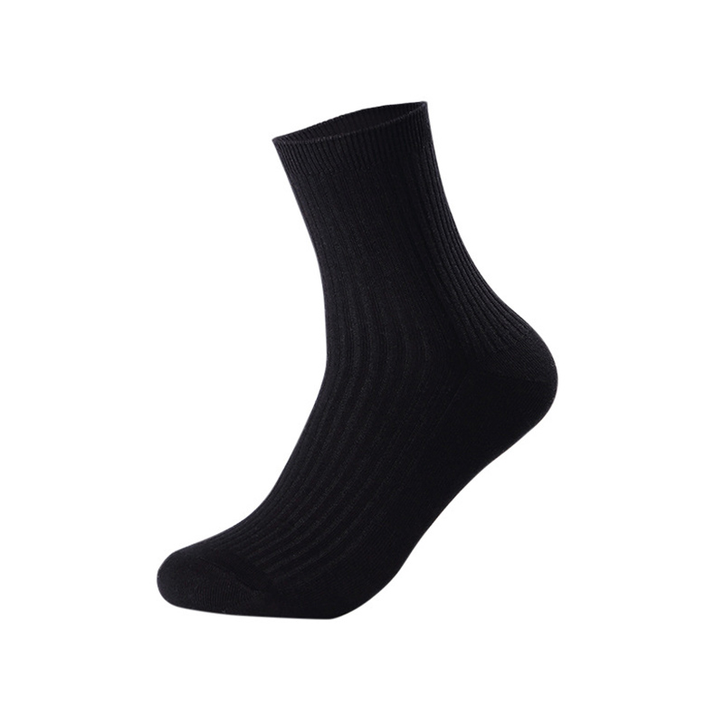 OEM Hight Quality Men's Classic Ribbed Crew Business Socks Custom ...