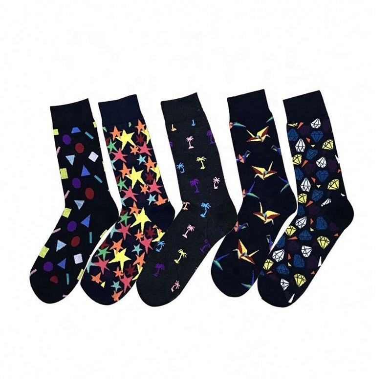 Men Patterned Dress Socks