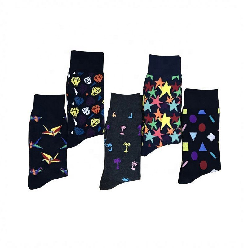 Men Patterned Dress Socks