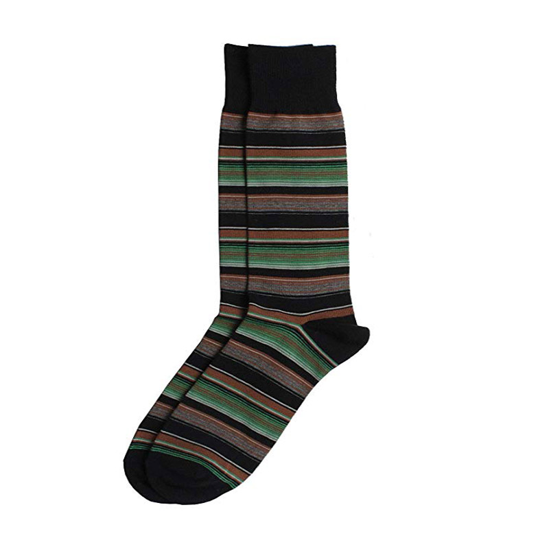 OEM Premium Quality Pack Men Colorful Dress Cotton Calf Fit Socks