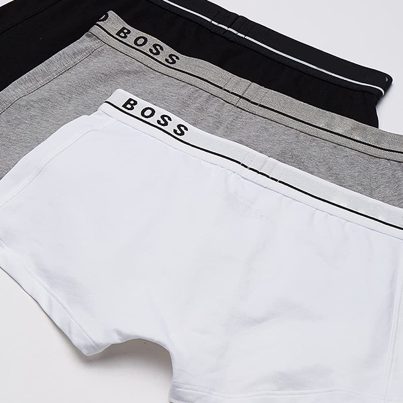 Cotton Men's White Boxer Briefs